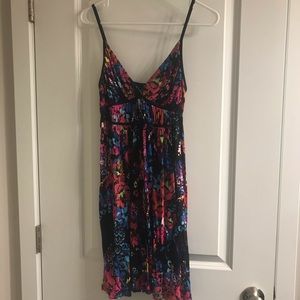 H&M Divided Hummingbird Floral Dress